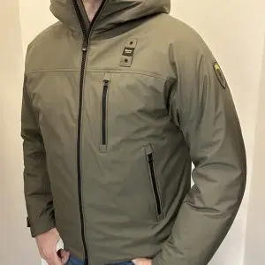 Piumino blauer in neoprene con taschino upton