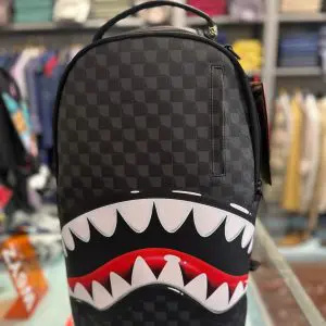 Sharks in paris balloon black backpack sprayground