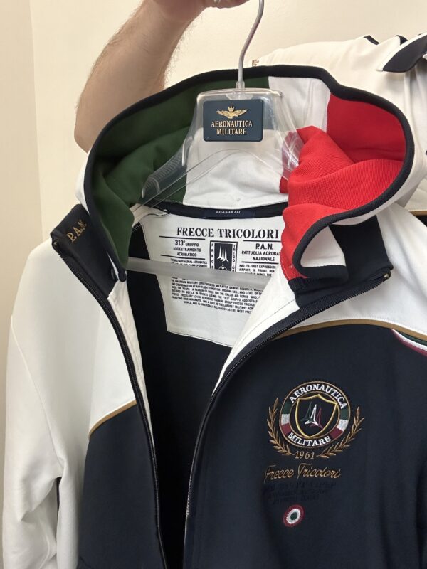 Felpa cappuccio aeronautica militare - immagine 4