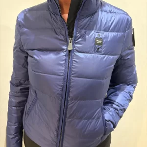 Piumino sfiancato vale blauer