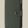 mini wallet matte secrid green