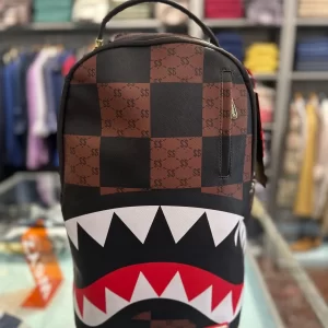 Enlarged checks paris backpack sprayground
