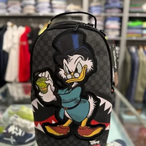 Disney scrooge couting money sprayground