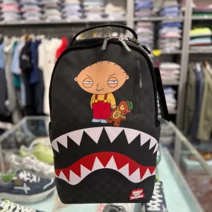 Family guy stewie holding bear keychain sprayground