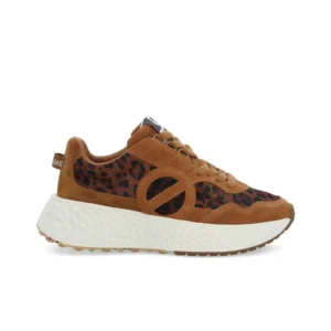 Scarpe no name carter jogger w-pony leo/suede-camel