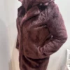 ODESSA ECOPELLICCIA+GILET BOMBOOGIE berry chocolate 2