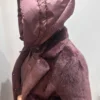 ODESSA ECOPELLICCIA+GILET BOMBOOGIE berry chocolate 3
