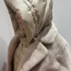 ODESSA ECOPELLICCIA+GILET BOMBOOGIE oyster shell 3