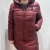 PIUMINO AGNES LUNGO CAPPUCCIO BLAUER mogano 1