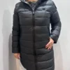 PIUMINO AGNES LUNGO CAPPUCCIO BLAUER nero 1