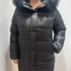 PIUMINO LUNGO CON CAPPUCCIO HOODED nero 1